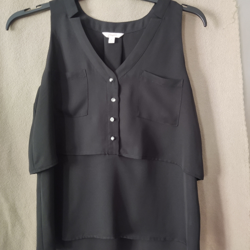 Candies sleeveless blouse, med